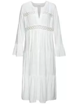 Платье до колена LASCANA, белый