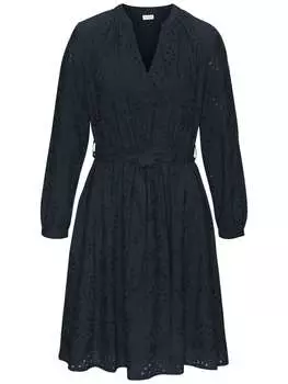 Платье до колена LASCANA, темно-синий