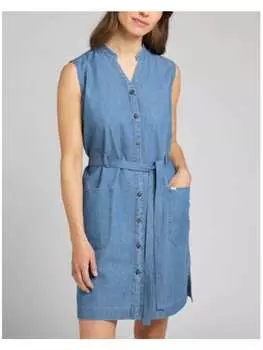 Платье до колена Lee, синий