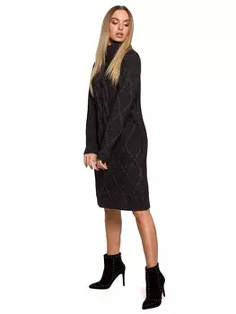 Платье до колена made of emotion, антрацит