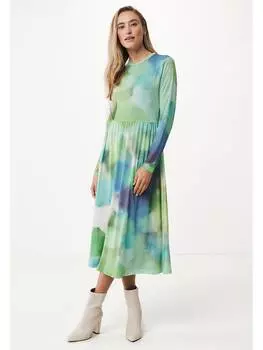Платье до колена Mexx Kleid, зеленый