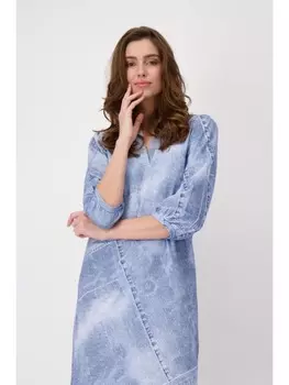 Платье до колена monari Kleid, цвет indigo gemustert