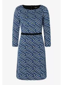 Платье до колена More & More, темно-синий