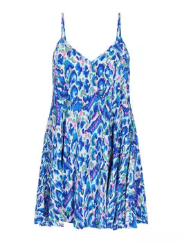 Платье до колена myMo, цвет blue multicolor