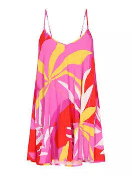 Платье до колена myMo, цвет pink multicolor