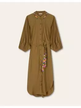 Платье до колена Oilily, коричневый