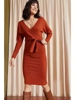 Платье до колена Olalook, красный