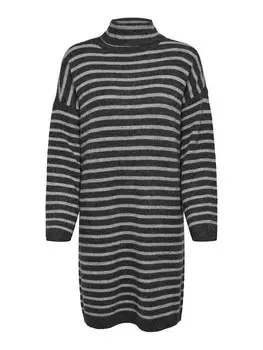 Платье до колена ONLY Kleid, цвет Dark Grey Melange