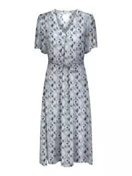Платье до колена ONLY Kleid, цвет faded denim