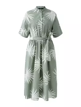 Платье до колена Oui, цвет green white