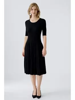 Платье до колена Oui Kleid, черный