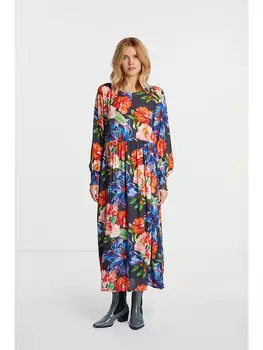 Платье до колена Rich & Royal Kleid, цвет Blau/Rot