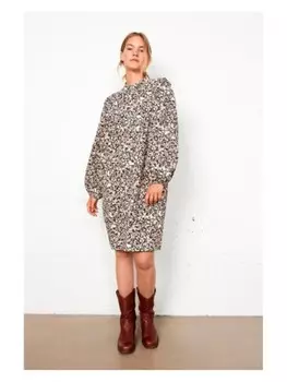 Платье до колена SECOND FEMALE Kleid, разноцветный