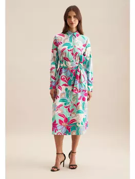 Платье до колена Seidensticker, бирюзовый