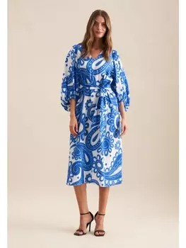 Платье до колена Seidensticker, средне-синий