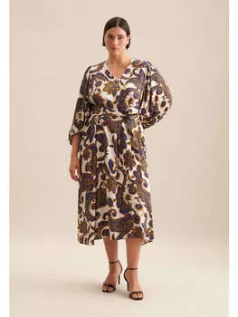 Платье до колена Seidensticker, средне-синий