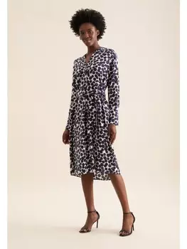 Платье до колена Seidensticker, темно-синий