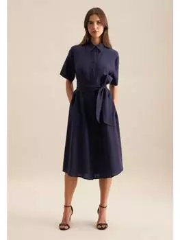 Платье до колена Seidensticker, темно-синий