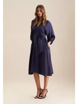 Платье до колена Seidensticker, темно-синий