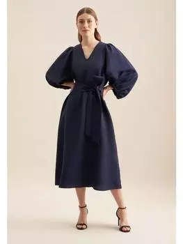 Платье до колена Seidensticker, темно-синий