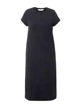 Платье до колена Studio Untold, цвет anthrazit melange