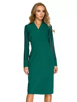 Платье до колена Stylove, зеленый