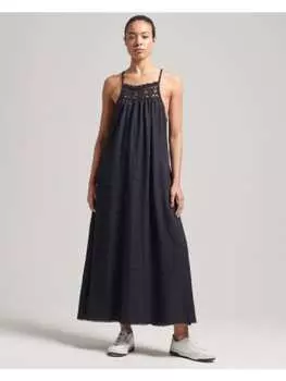 Платье до колена Superdry, морской