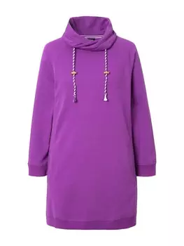 Платье до колена Ulla Popken Kleid, фиолетовый