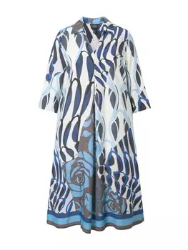 Платье до колена Ulla Popken Midikleid, цвет dunkles oliv