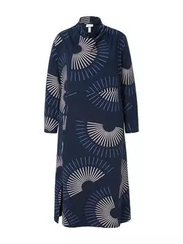 Платье до колена Ulla Popken Midikleid, цвет marine