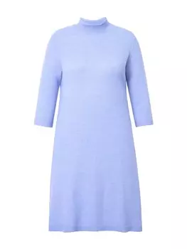 Платье до колена Ulla Popken Midikleid, цвет himmelblau