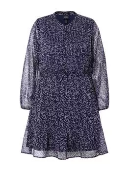 Платье до колена Ulla Popken Midikleid, цвет tintenblau
