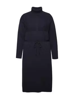Платье до колена Ulla Popken Midikleid, цвет marine