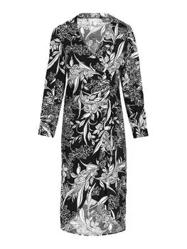 Платье до колена Usha, цвет black offwhite