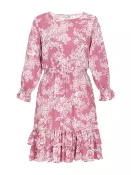 Платье до колена Usha, цвет pink white