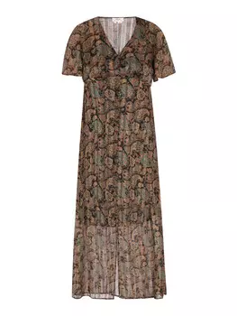 Платье до колена usha FESTIVAL, цвет black multicolor