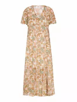 Платье до колена usha FESTIVAL, цвет cream multicolor