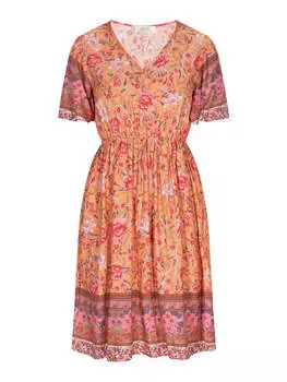 Платье до колена usha FESTIVAL, цвет orange multicolor