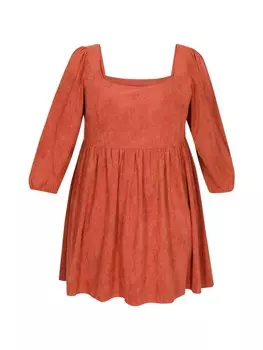 Платье до колена Usha Plus Size Dress, цвет Chestnut