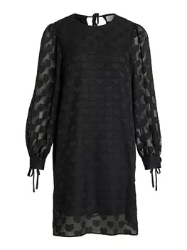 Платье до колена Vila, черный