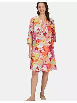 Платье до колена WHITE LABEL , оранжевый