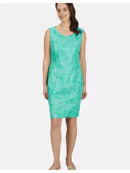 Платье до колена WHITE LABEL , зеленый