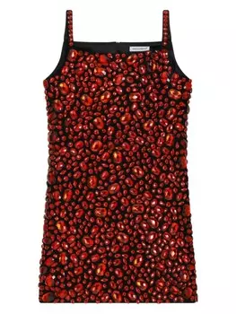 Платье Dolce & Gabbana Kids, красный