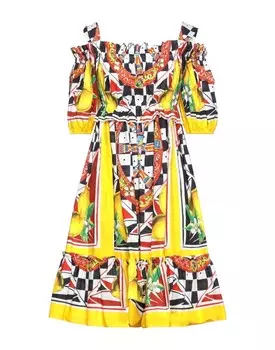 Платье Dolce&Gabbana, желтый