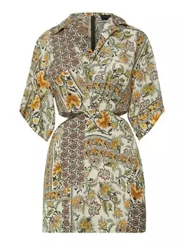 Платье Dorothy Perkins, цвет Khaki/Mint/Dark Green