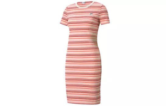 Платье Downtown Shorts-Sleeved Women's Pink Puma