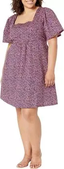 Платье Draper James Plus Size Babydoll Shift Dress, цвет Nassau Navy Multi