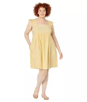 Платье Draper James, Plus Size Embroidered Maddie Babydoll Dress