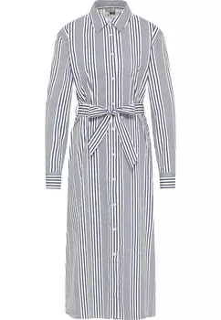 Платье DreiMaster Hemdblusen, цвет Wollweiss Marine