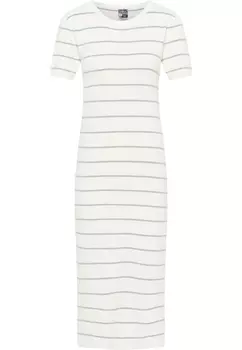 Платье DreiMaster Strick, цвет Wollweiss Grau Melange